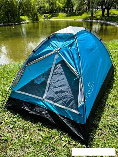 Треккинговая палатка Calviano Acamper Domepack 2 (бирюзовый) - фото