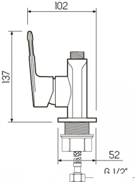 Смеситель РМС SL134-017FK - фото