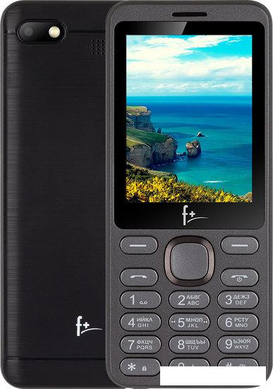 Кнопочный телефон F+ S286 (темно-серый) - фото