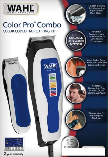 Машинка для стрижки волос Wahl Color Pro 100 Combo 1395-0465 - фото