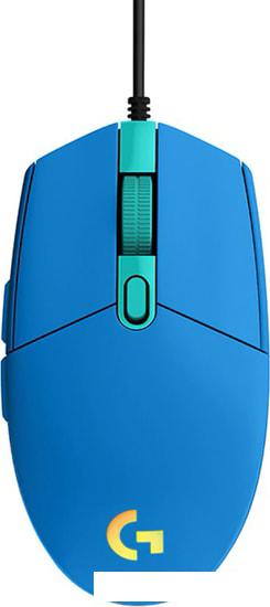 Игровая мышь Logitech G102 Lightsync (синий) - фото