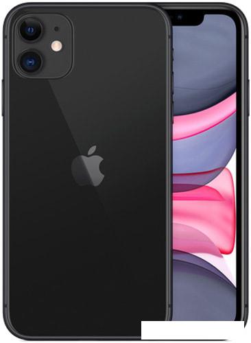 Смартфон Apple iPhone 11 64GB (черный) - фото