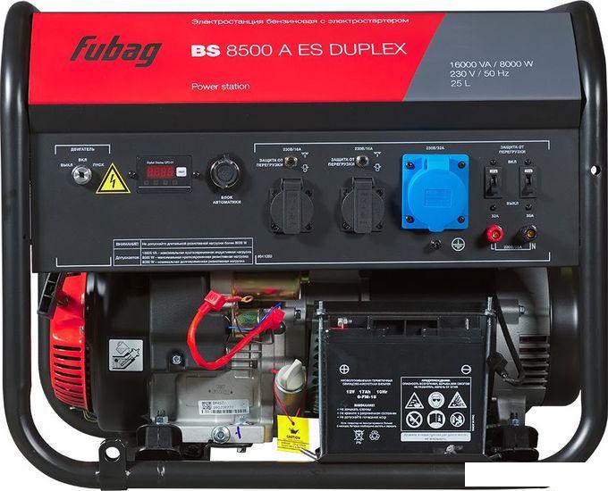 Бензиновый генератор Fubag BS 8500 A ES Duplex (с коннектором автоматики) - фото