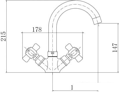 Смеситель Fashun A1318 - фото