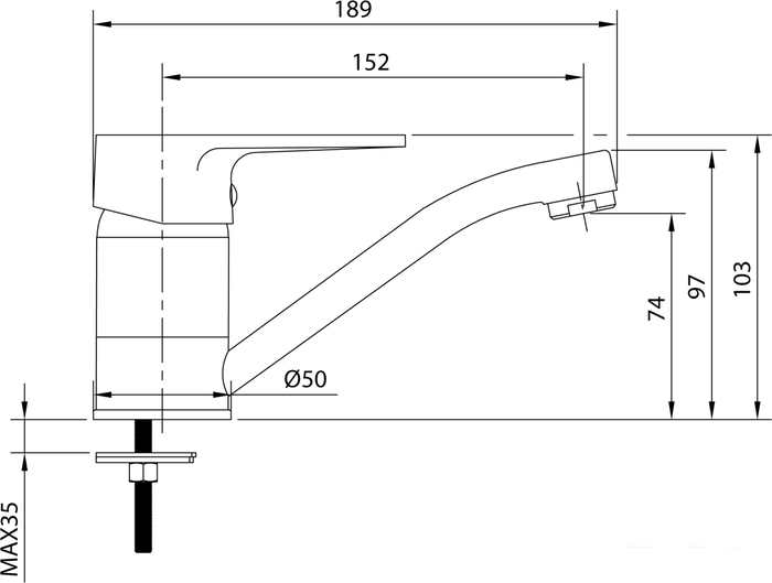 Смеситель Eleanti Sapphire 0402.930 - фото