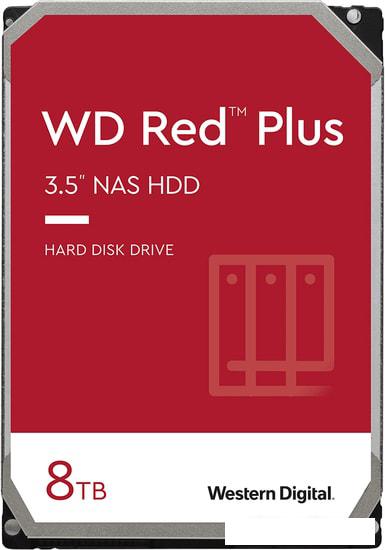 Жесткий диск WD Red Plus 8TB WD80EFBX - фото