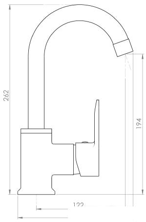 Смеситель Inan Kehribar M2303 - фото