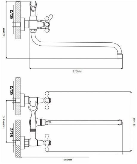 Смеситель Ekko E26019 - фото