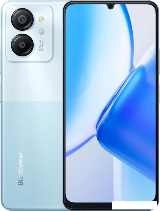 Смартфон Blackview Color 8 8GB/128GB (голубой) - фото