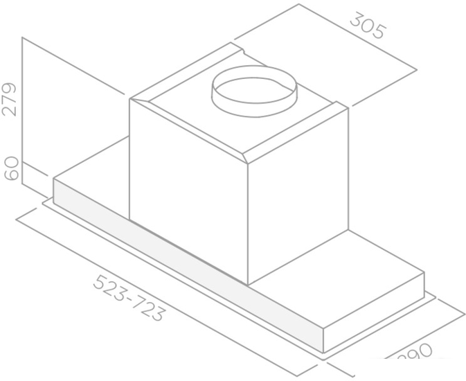 Кухонная вытяжка Elica Hidden IX/A/60 - фото