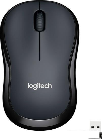 Мышь Logitech M220 Silent 910-004895 (темно-серый) - фото