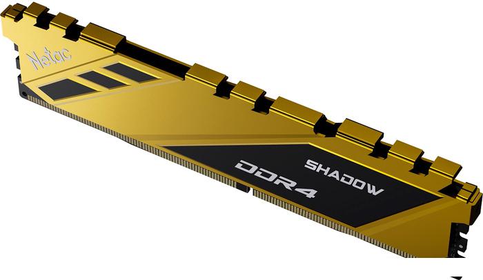 Оперативная память Netac Shadow 8ГБ DDR4 3200 МГц NTSDD4P32SP-08Y - фото