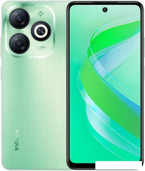 Смартфон Infinix Smart 8 X6525 4GB/128GB (зеленый кристалл) - фото