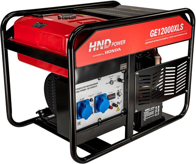 Бензиновый генератор HND GE12000XLS - фото