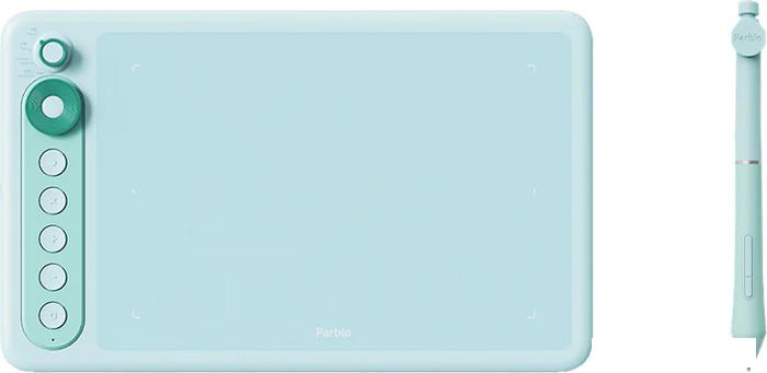 Графический планшет Parblo Intangbo X7 (голубой) - фото