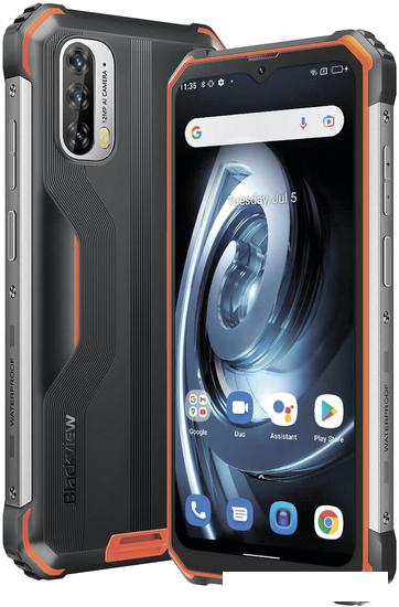 Смартфон Blackview BV7100 (оранжевый) - фото