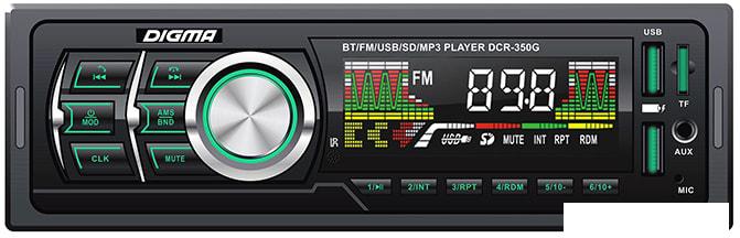 USB-магнитола Digma DCR-350G - фото