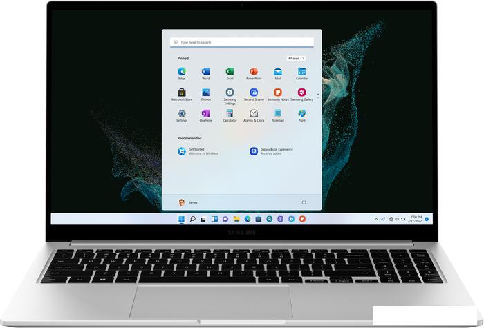 Ноутбук Samsung Galaxy Book2 NP754XED-KC4IT - фото
