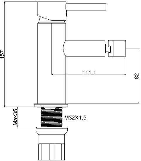 Смеситель Maxonor Pure Life PL5087-7 - фото