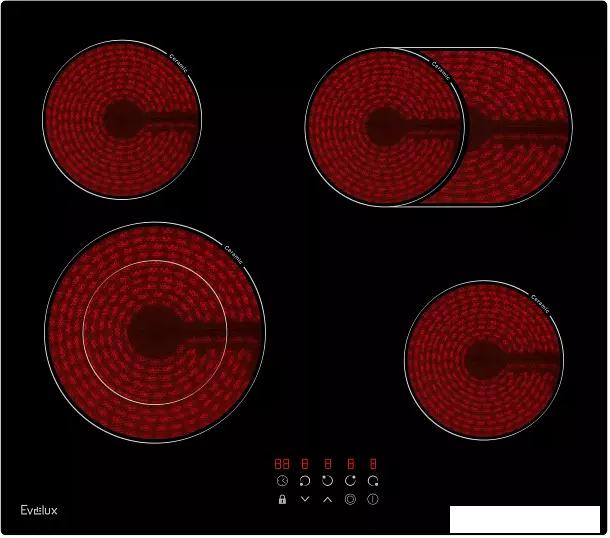 Варочная панель Evelux HEV 642 B - фото