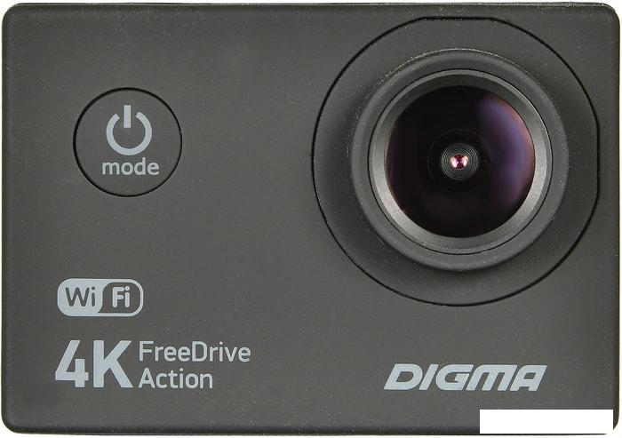 Экшен-камера Digma FreeDrive Action 4K WIFI - фото