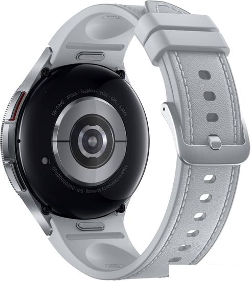 Умные часы Samsung Galaxy Watch6 Classic 47 мм (серебристый) - фото