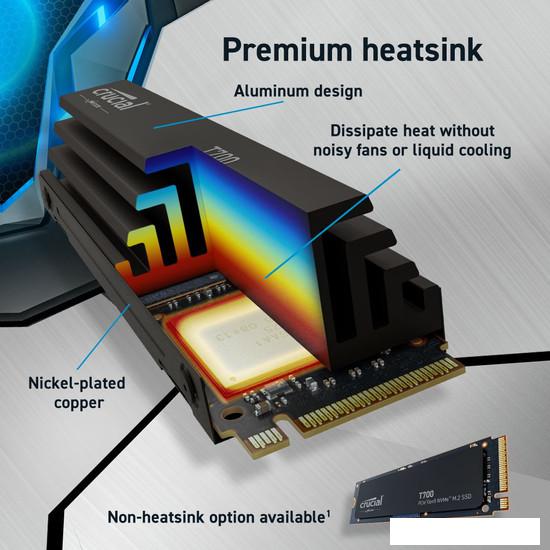 SSD Crucial T700 2TB CT2000T700SSD5 - фото