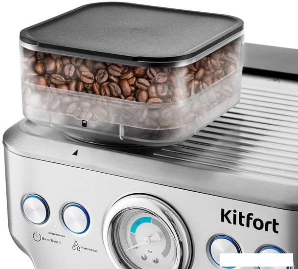 Рожковая помповая кофеварка Kitfort KT-755 - фото