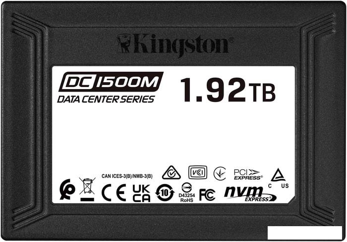 SSD Kingston DC1500M 960GB SEDC1500M/960G - фото