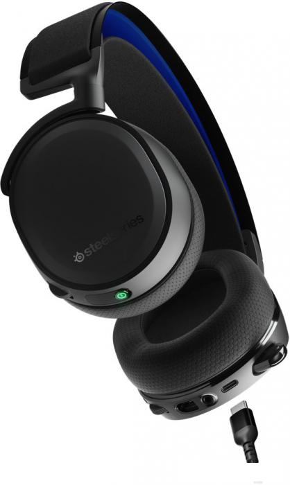 Наушники SteelSeries Arctis 7P+ Wireless (черный) - фото