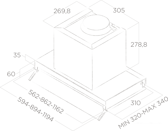 Кухонная вытяжка Elica Box In Plus IXGL/A/90 PRF0097796A - фото