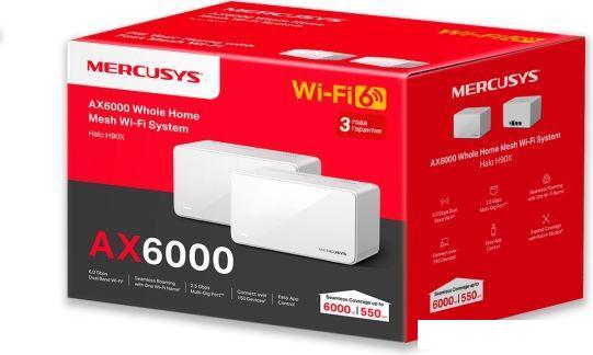 Wi-Fi система Mercusys Halo H90X (2-pack) - фото