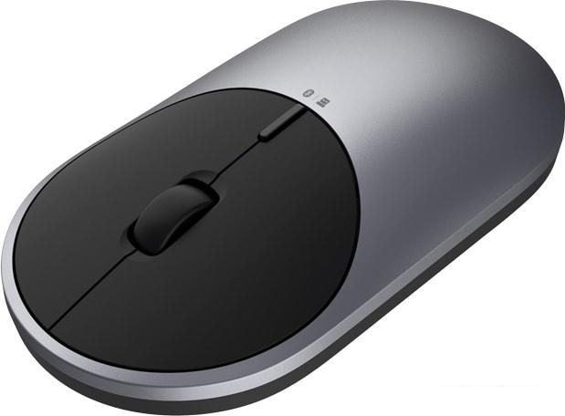 Мышь Xiaomi Mi Portable Mouse 2 (серый/черный) - фото