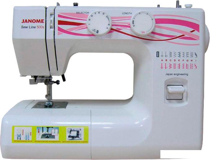 Швейная машина Janome Sew Line 500s - фото