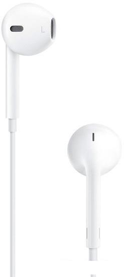 Наушники с микрофоном Apple EarPods with Remote and Mic (MD827) - фото