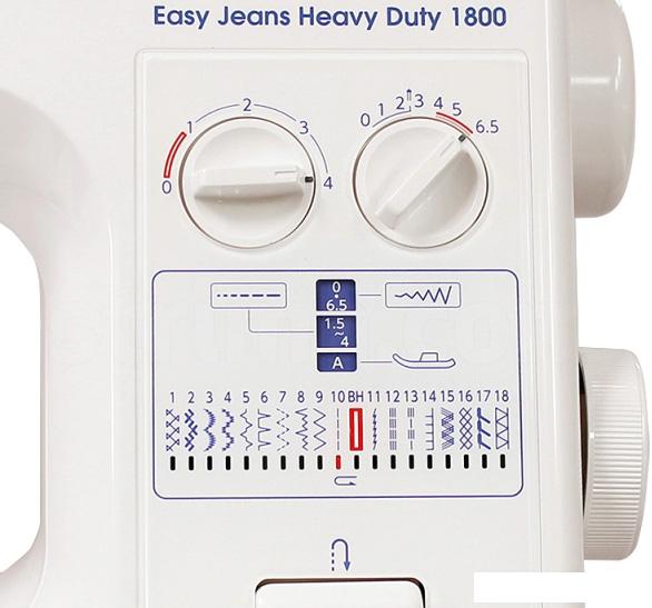 Швейная машина Janome Easy Jeans Heavy Duty 1800 - фото