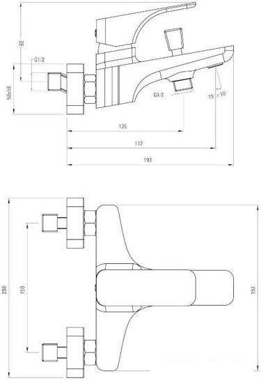 Смеситель Deante Hiacynt BQH N11M - фото