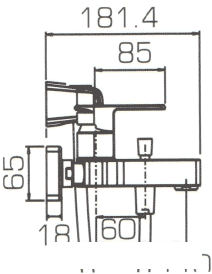 Смеситель Bravat Riffle F672106C-01 - фото