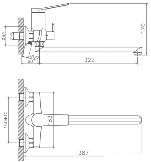 Смеситель Haiba HB22572 - фото