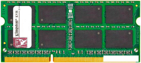 Оперативная память Kingston ValueRAM 8GB DDR3 SO-DIMM PC3-12800 (KVR16LS11/8) - фото