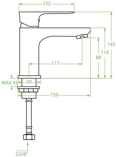 Смеситель Laveo Raila BLL 022D - фото