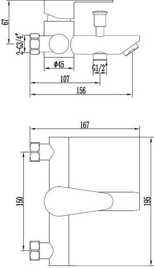 Смеситель Esko Orlando OL 54 - фото