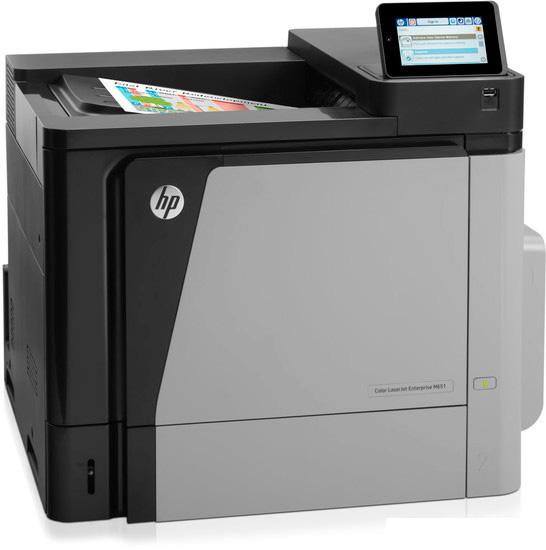 Принтер HP Color LaserJet Enterprise M651n (CZ255A) - фото