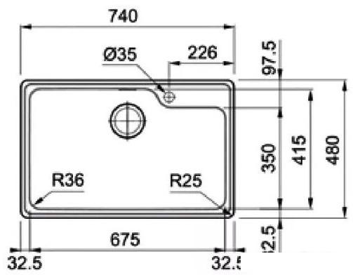 Кухонная мойка Franke Bell BCX 610-74 TL 101.0689.946 - фото