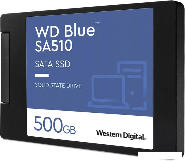 SSD WD Blue SA510 500GB WDS500G3B0A - фото