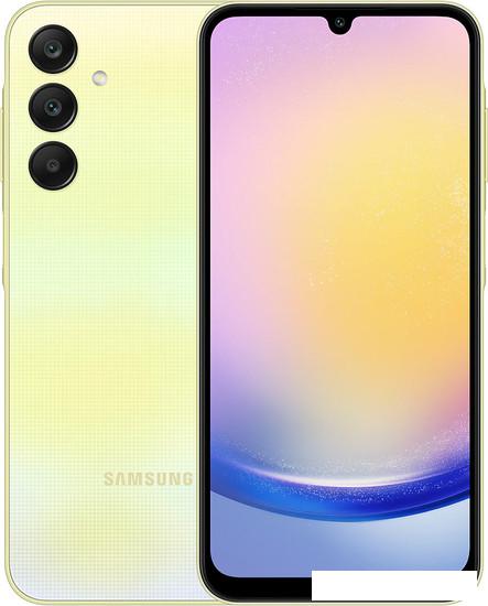 Смартфон Samsung Galaxy A25 8GB/256GB (желтый, без Samsung Pay) - фото