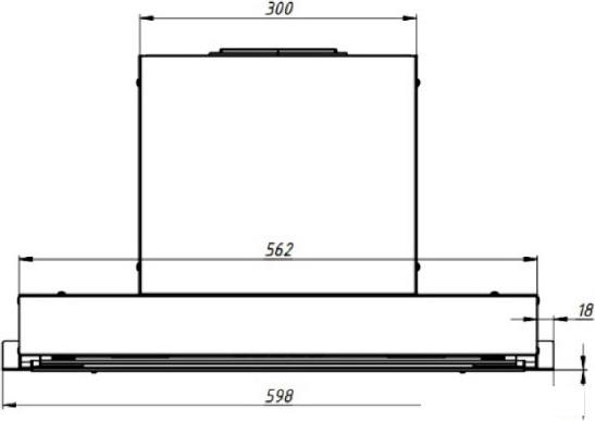 Кухонная вытяжка Franke T-Form BK 60 - фото