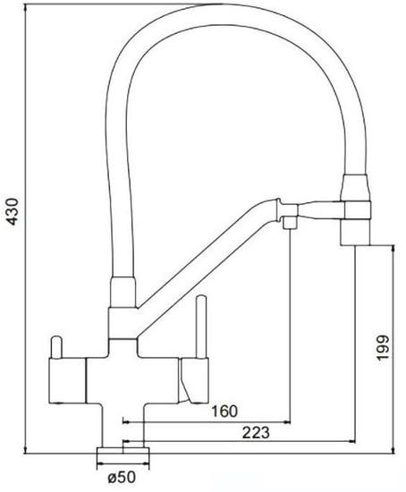 Смеситель Gappo G4398-85 - фото