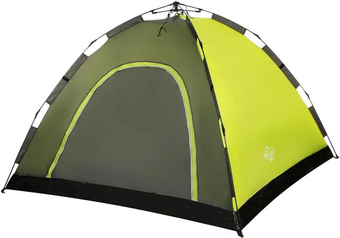 Треккинговая палатка Maclay Swift 4 (черный/зеленый) - фото