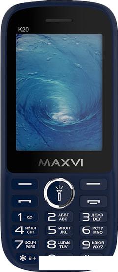 Мобильный телефон Maxvi K20 (синий) - фото